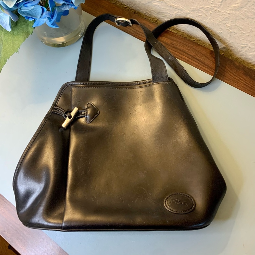 Elegant Black Leather Women's Bag